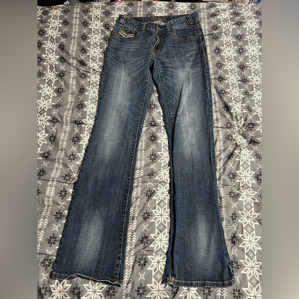 Rock & Roll denim Stylish Blue Flare Women's Jeans